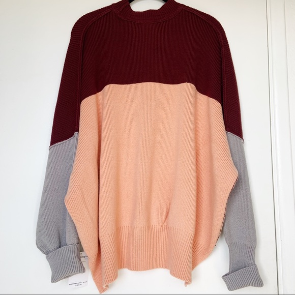 NWT Free People Easy Street Oversized Sweater - Picture 6 of 9